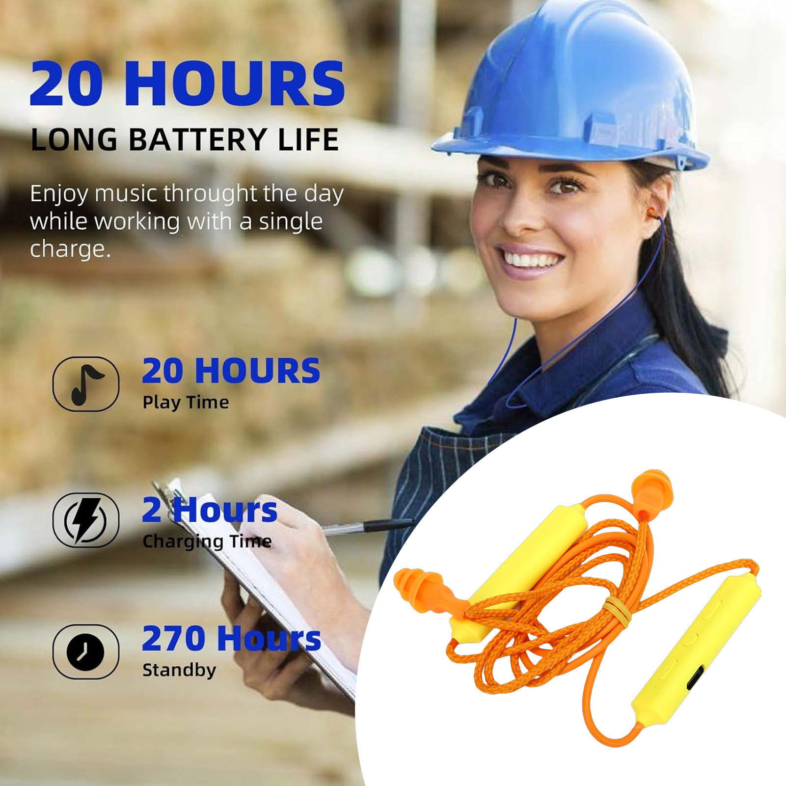 Bluetooth Headset On Ear - Penutup Telinga Headset Bluetooth Untuk Bekerja,