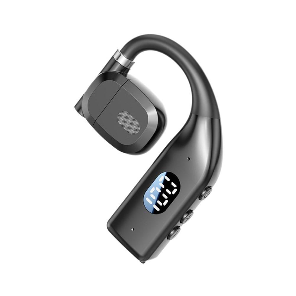 Noise Cancelling Headphone - Earhook Headphone Bluetooth Nirkabel Konduksi Tulang