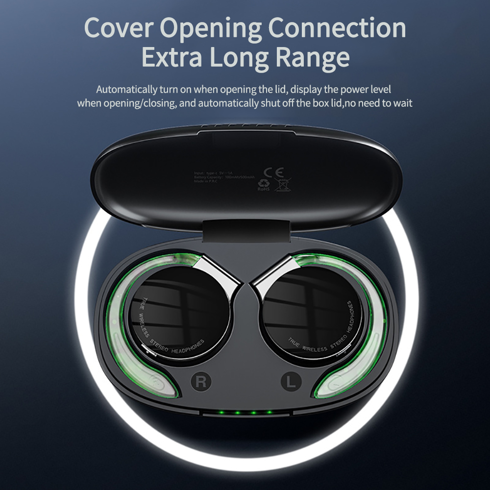 F2 Headset Bluetooth nirkabel  - Sports Earphone Hook ulasan dan harga