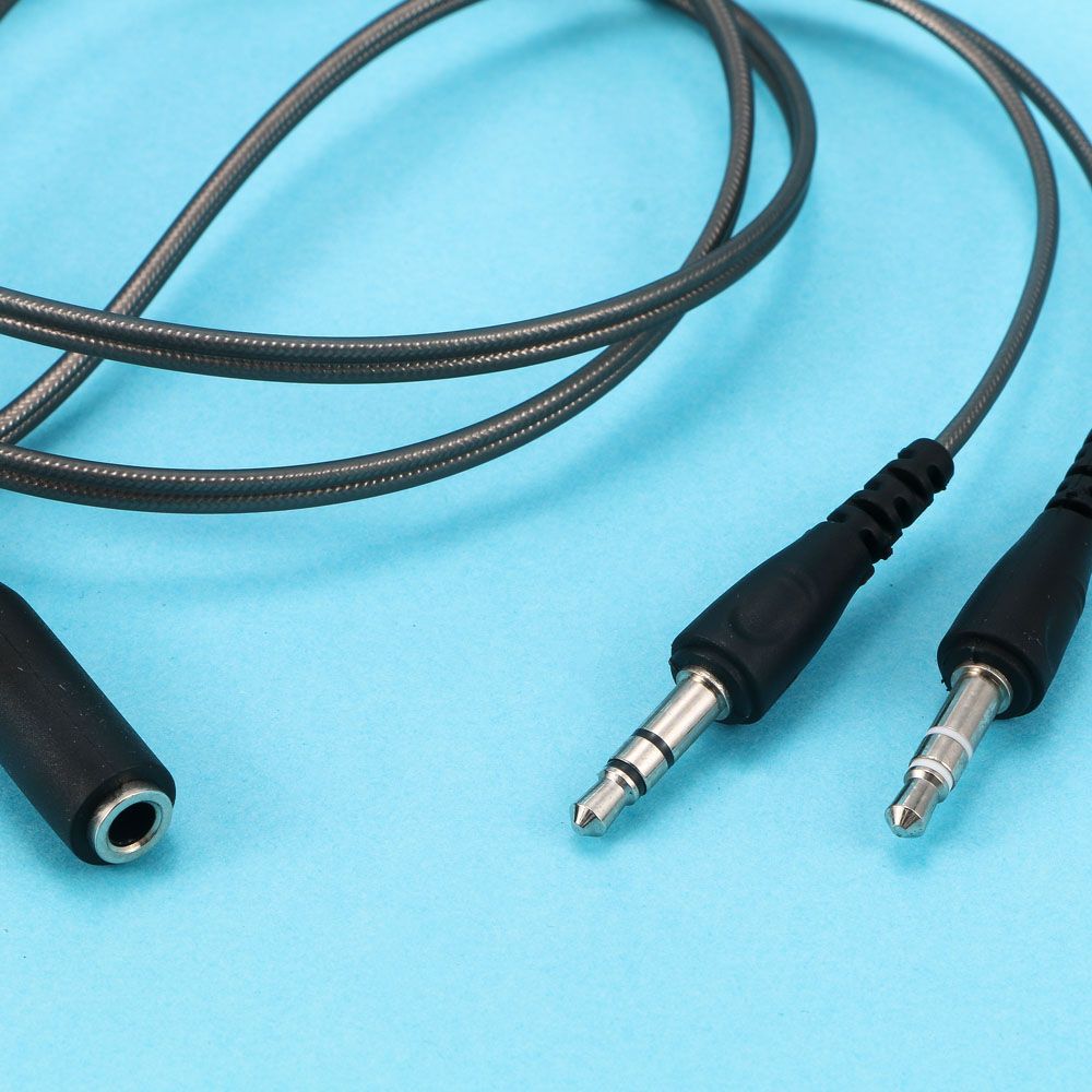 1M 3.5MM Perempuan Ke 2 Laki-l - Earphone Splitter Jack ulasan dan harga