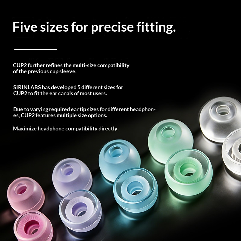 SIRINLABS TipsA CUP2 Tip Silik - Silicone Ear Tip Replacement ulasan dan harga