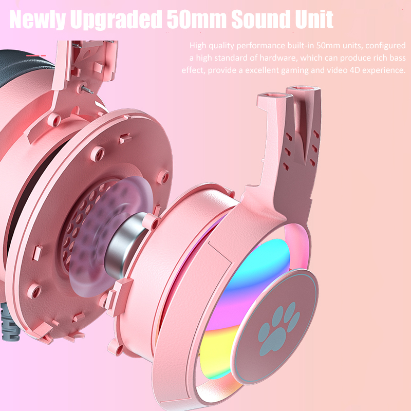 Headphone game telinga kucing  - Gaming Headset Rgb ulasan dan harga